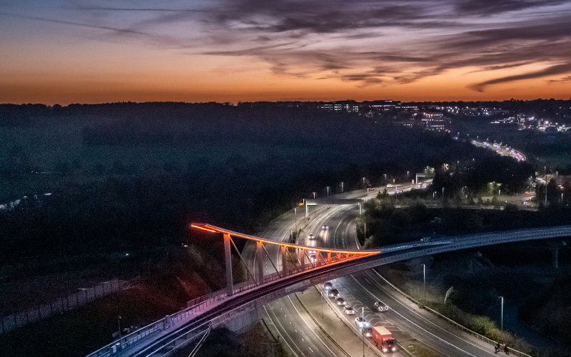 DART Bridge, London Luton Airport